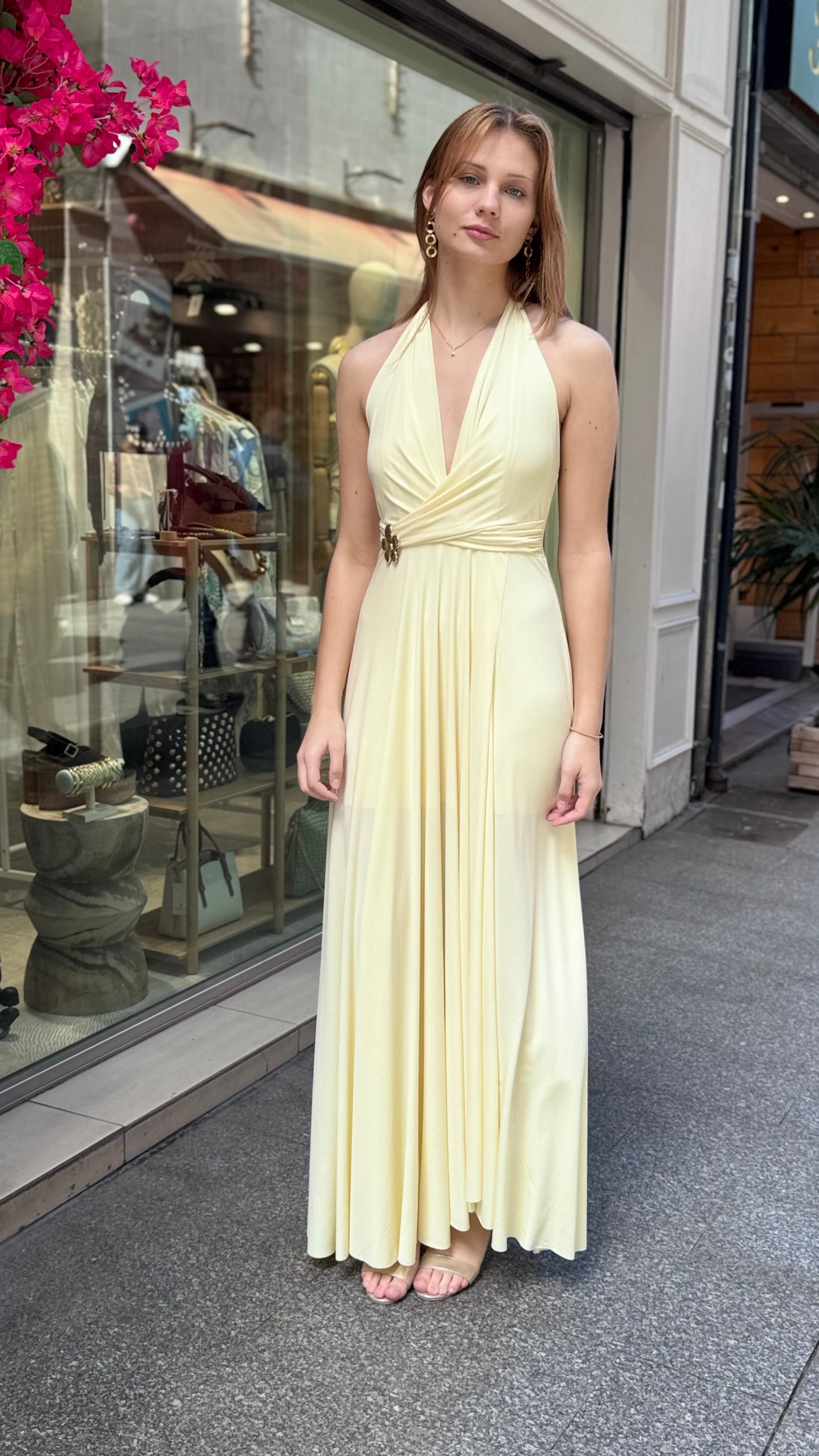 Vestido Largo Flor