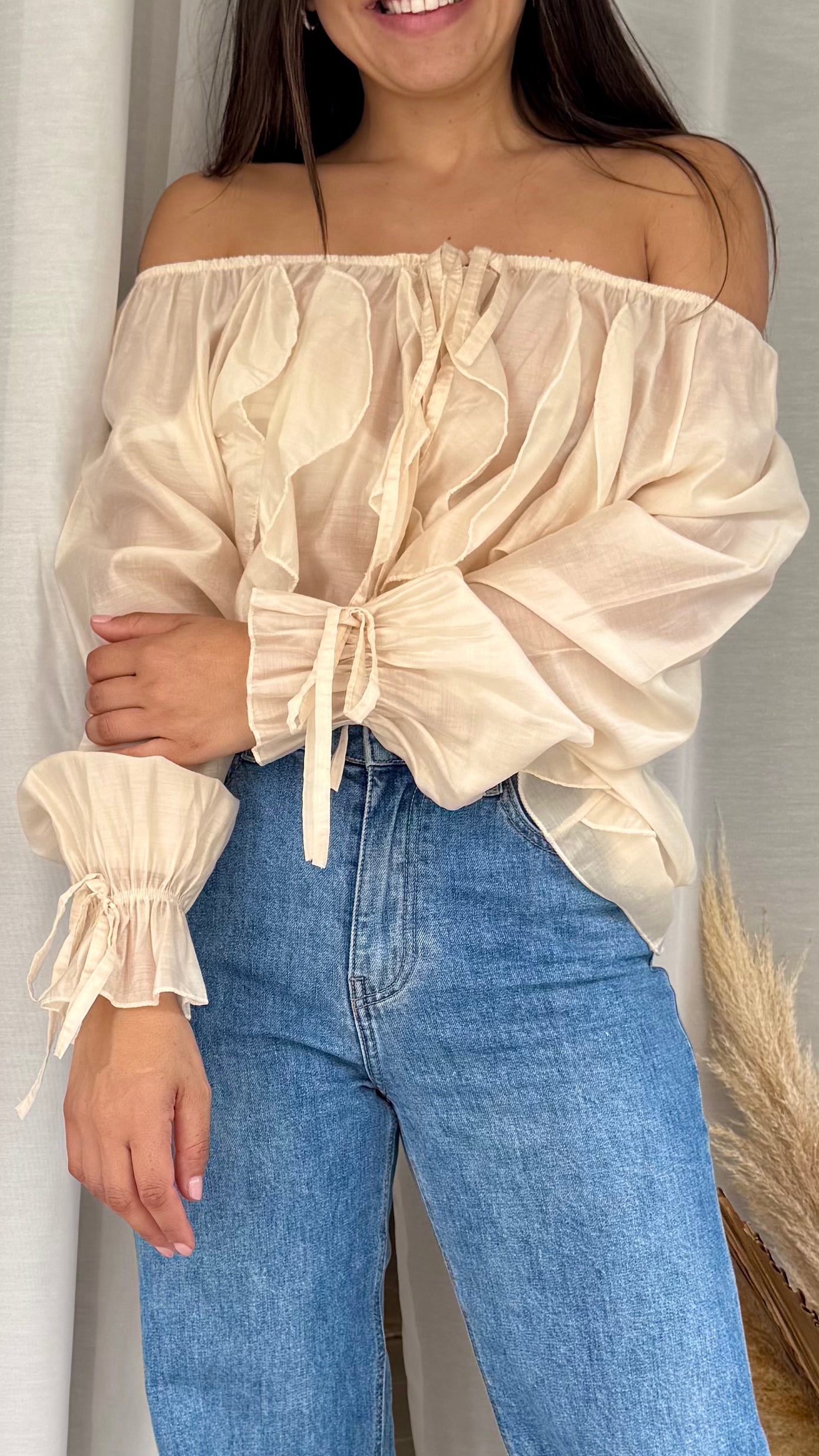 Blusa Boho Blanca