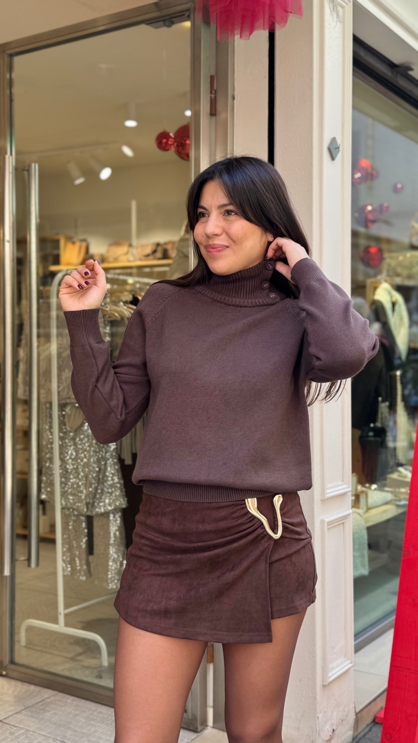 Jersey botón cuello