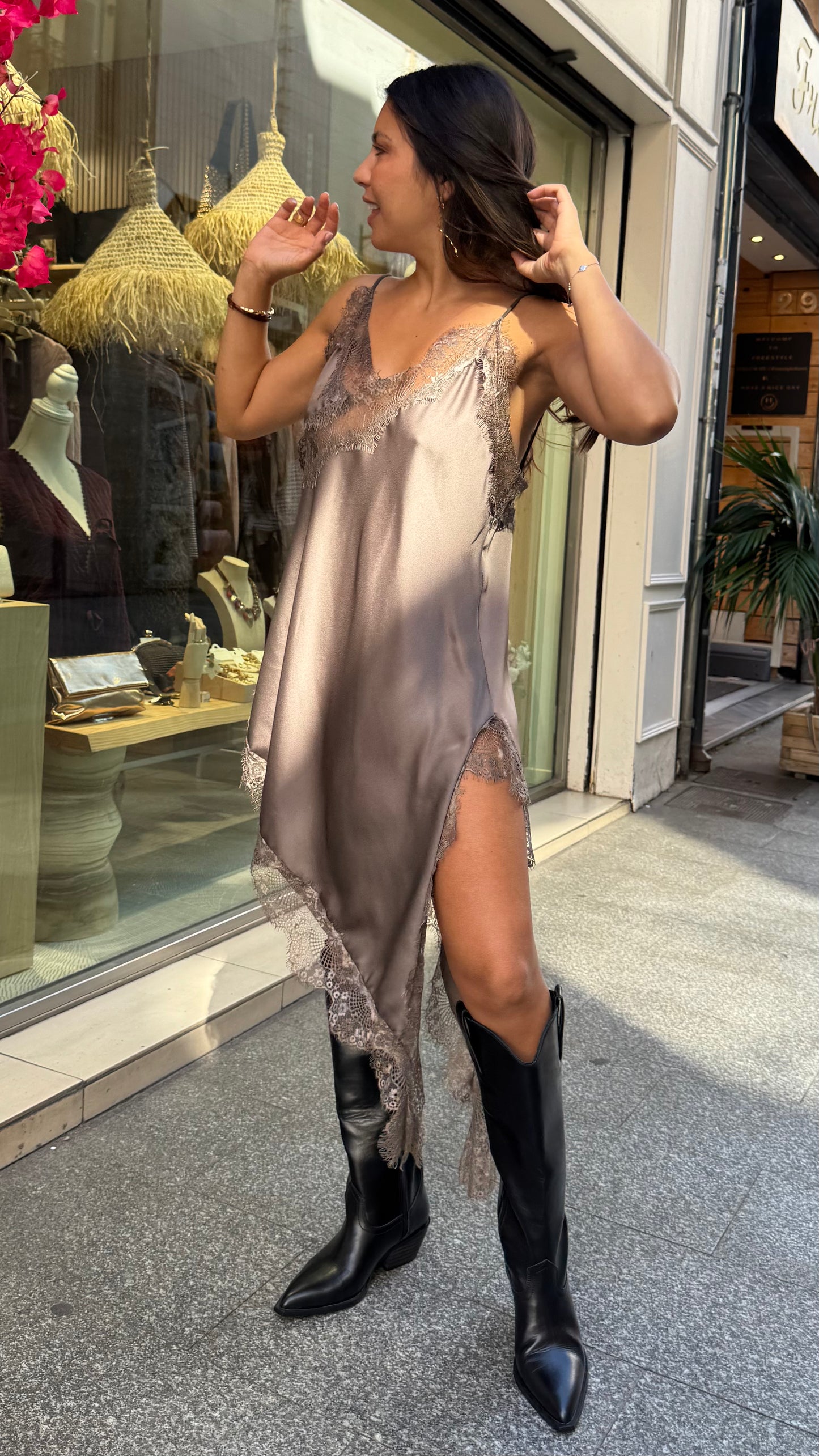 VESTIDO ASIMETRICO
