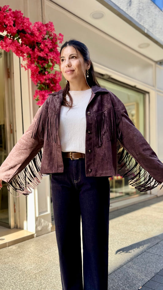 Chaqueta Flecos