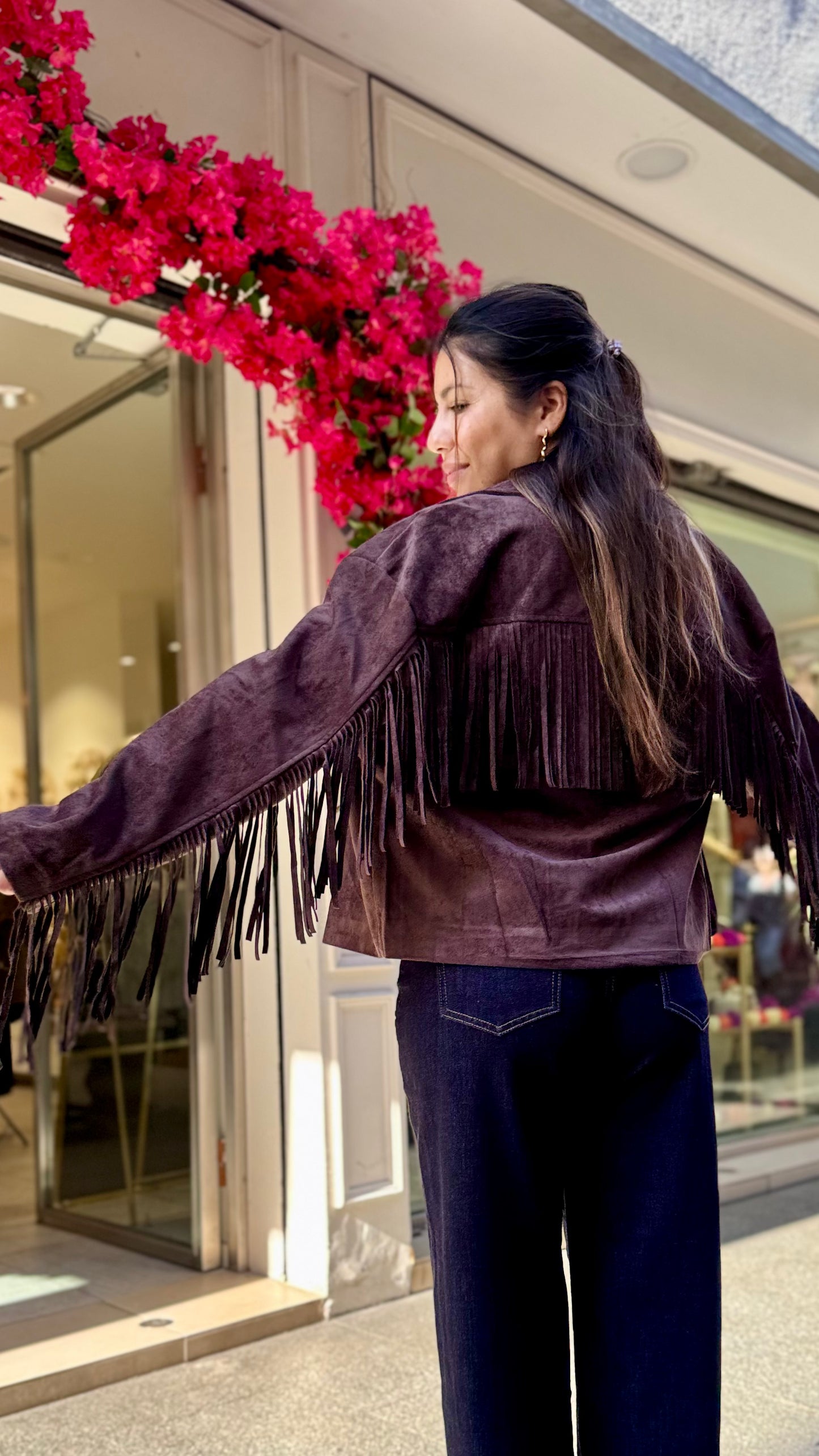 Chaqueta Flecos