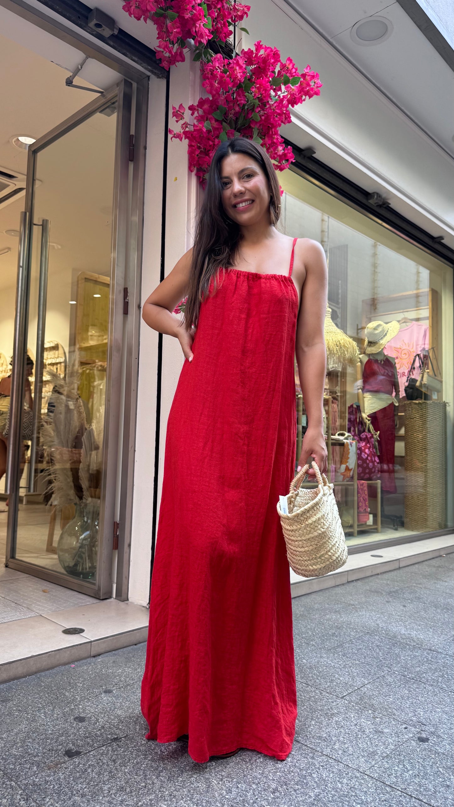 Vestido Lino Halter