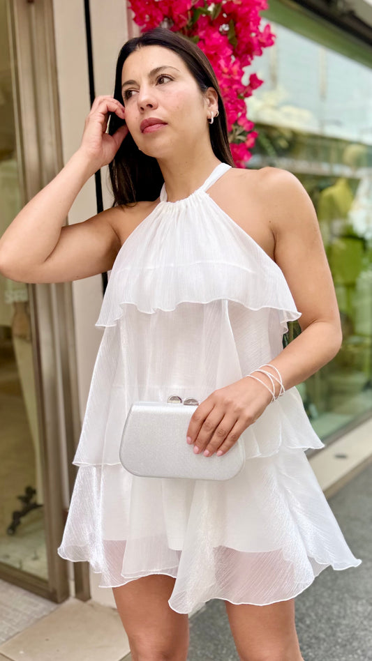 Vestido Capas Blanco
