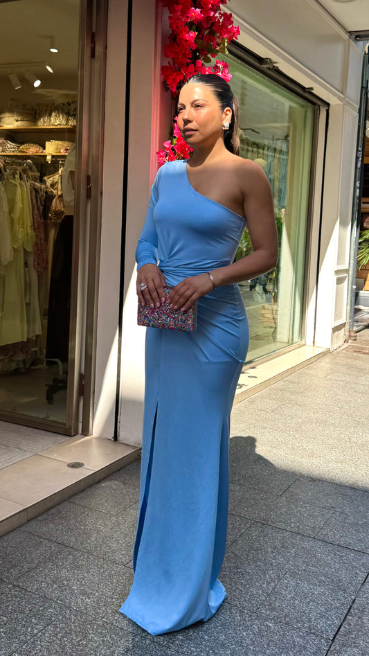 Vestido Celeste